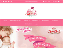 Tablet Screenshot of comeme.com.mx